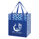 Custom Non-Woven Geometric Shopping Tote Bag 3398