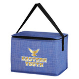 Custom Crosshatch Non-Woven Lunch Bag 3314