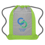 Custom Flip Side Drawstring Sports Bag 3483