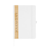 Custom Recycled PU And Bamboo Accent Journal 65054