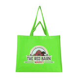 Custom Matte Laminated Recycled Non-Woven Dual Handle Shopper Tote Bag 30161