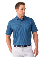 Embroidered Aiken Striped Polo - 155