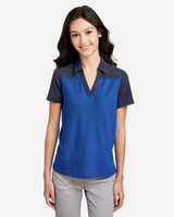 Embroidered Women's Fusion ChromaSoft™ Colorblock Polo - CE112CW