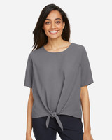 Custom Women's Perfect Fit™ Tie Front Blouse - DP617W
