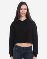 Custom Women's Cropped Fleece Hooded Sweatshirt - LS12000