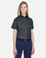 Custom Women's Optimum Short Sleeve Twill Shirt - 78194