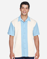 Custom Men's Two-Tone Camp Shirt - M575