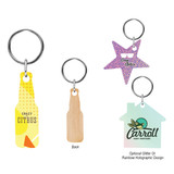 Custom Full Color Wood Key Tag - 2" 20126