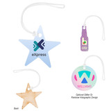 Custom Full Color Wood Bag Tag - 5" 75219