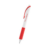 WHITE WITH RED