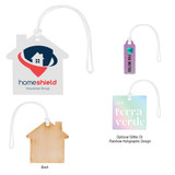 Custom Full Color Wood Bag Tag - 4" 75218