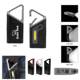 Custom Clip 'N Grow Rechargeable Carabiner COB Flashlight 20120