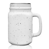 Custom 16 oz. Savannah Speckle Ceramic Mason Jars GWMJ006