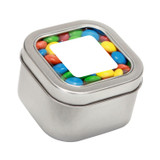 Custom Large Square Window Tin Premium Fill SQTN8PREM