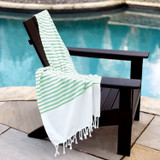 Green - White Stripes