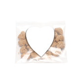 Custom Mini Snack Bag w/ Small Heart Magnet Pet Fill S119PET