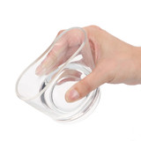Custom Silipint Silicone Clear Rocks Glass 12oz