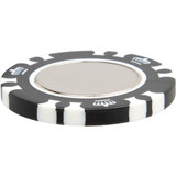 Custom Recycled Poker Chip w/ Metal Ballmarker