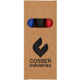 Custom 3-Piece Recycled Dry Erase Marker Set
