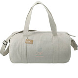 Custom Repose 10oz Recycled Cotton Barrel Duffel