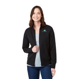 Custom Womens ARGUS Eco Fleece Full Zip