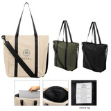 Custom Hudson rPET Leatherette Computer Tote Bag 30184