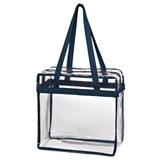 CLEAR WITH NAVY