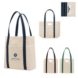 Custom Farm Stand 14 Oz. Cotton Canvas Dual Handle Tote Bag 3876