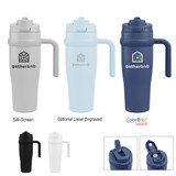 Custom 30 Oz. Apex Sip & Chug Recycled Stainless Steel Tumbler 50322