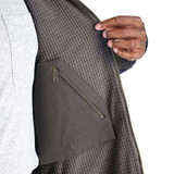 Custom Berne Heritage Grid Fleece-Lined Zip Sweatshirt - Mens