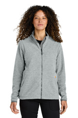 Embroidered Carhartt Women's Textured Full-Zip Fleece Jacket CT106419