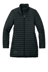 Embroidered Eddie Bauer Women's Packable Quilted Full-Zip EB515