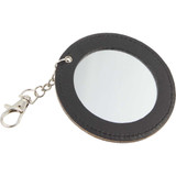 Custom Recycled PU Travel Mirror Bag Charm