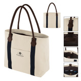 Custom Cutter & Buck® 24 Oz. Cotton Canvas Tote Bag 3877