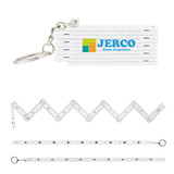Custom Folding Ruler Keychain 20205