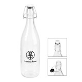Custom 1 Liter Swing Top Glass Bottle 75256