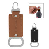 Custom Leatherette Bottle Opener Key Clasp 20161