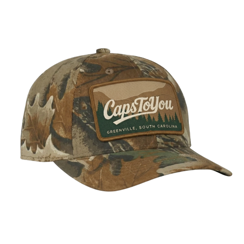 Twill Camo Hats - Custom Patch Hats