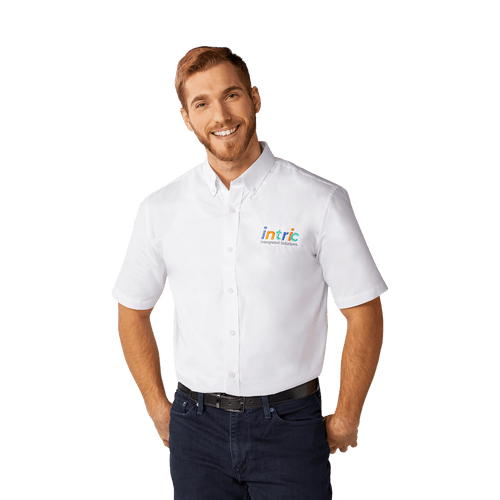 Embroidered Mens SAMSON Oxford SS Shirt
