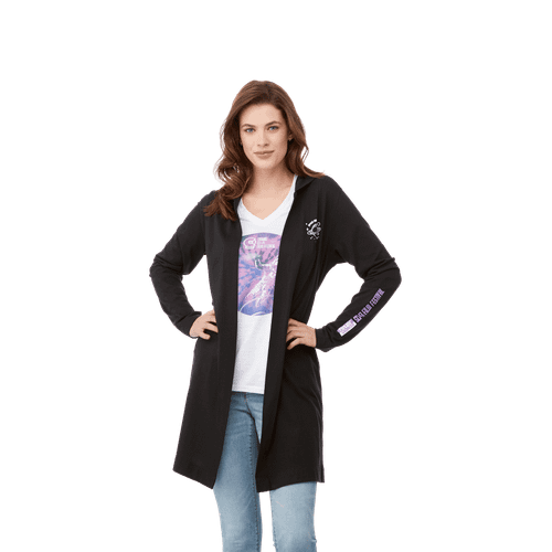 Custom Womens ASHLAND Knit Hooded Cardi