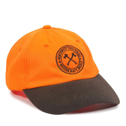 Custom Blaze Orange Camo Hunting Hat 