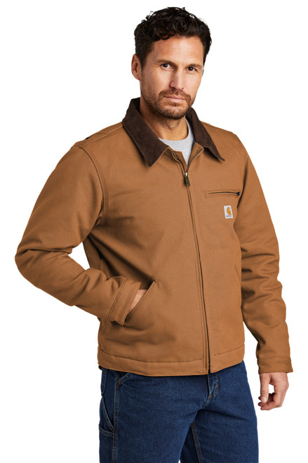 Embroidered Carhartt Duck Detroit Jacket CT103828 - CapsToYou