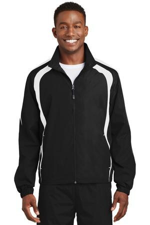 Embroidered Sport-Tek Colorblock Raglan Jacket. JST60