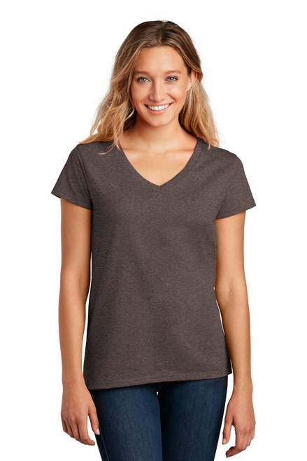 Custom District Women's Re-Tee V-Neck DT8001