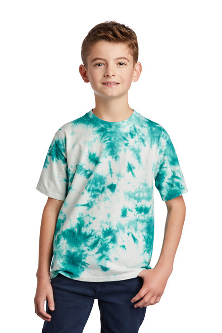 Custom Port & Company Youth Crystal Tie-Dye Tee PC145Y