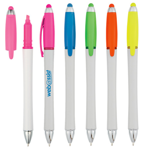 Custom Harmony Stylus Pen With Highlighter 325