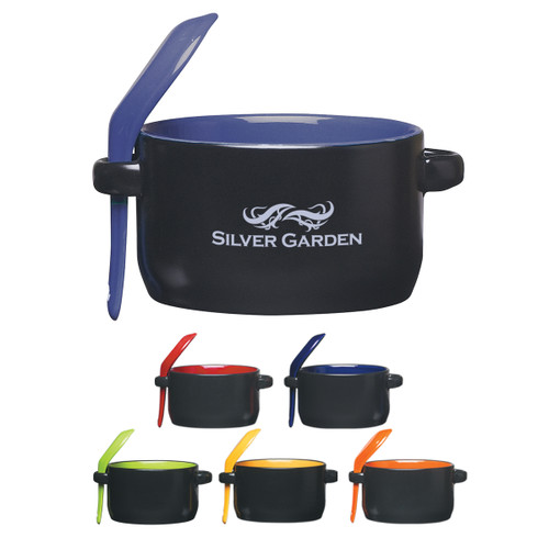 Custom 12 Oz. Aztec Soup Mug 7176