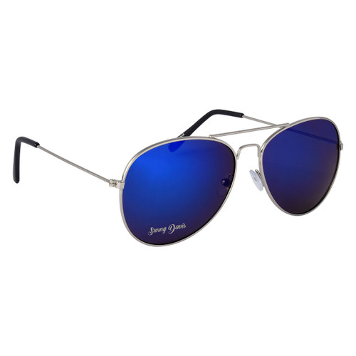 Custom Color Mirrored Aviator Sunglasses 6245