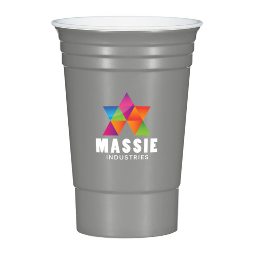 METALLIC GRAY WITH WHITE