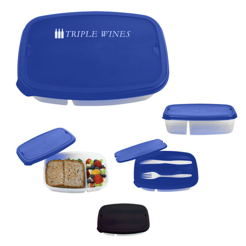 Custom 2-Section Lunch Container 2126